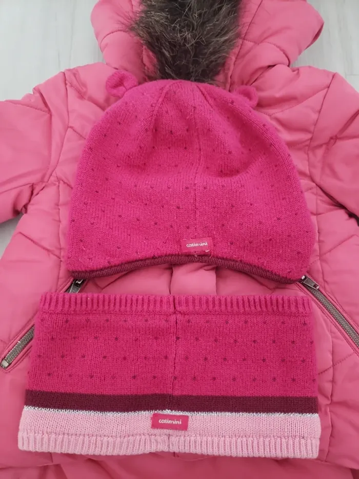 Doudoune Catimini 3 ans + bonnet/snood - photo numéro 6