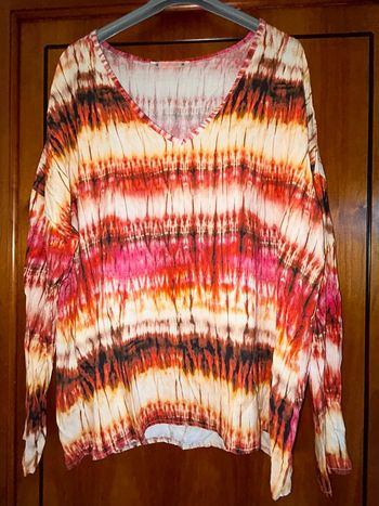 Blouse manches longues multicolore Chantal B