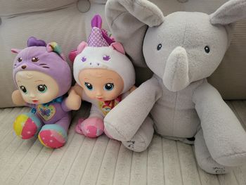 Lot peluches interactives