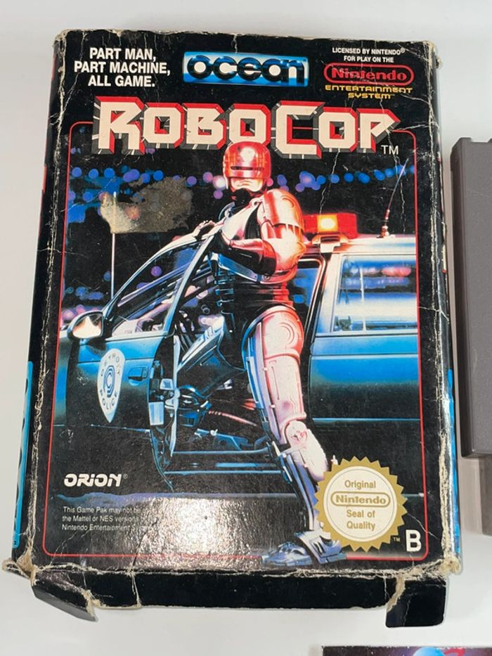 Robocop - Nintendo NES Sans Notice Loose Ocean Version PAL B UK 1993 - photo numéro 3