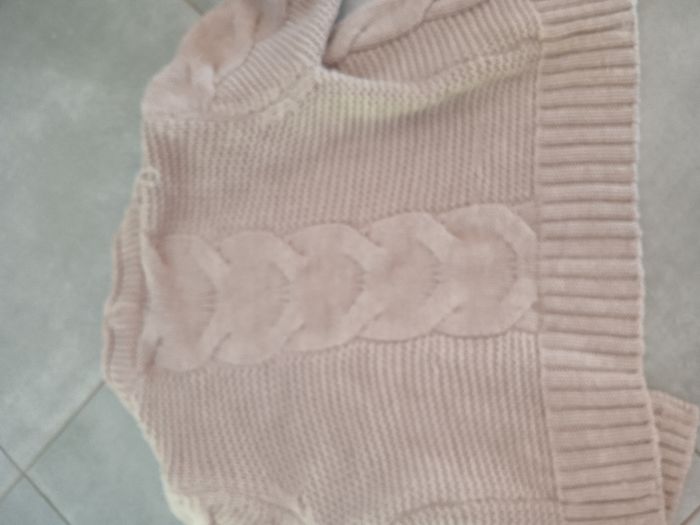 Gilet beige en maille torsadé neuf - photo numéro 3