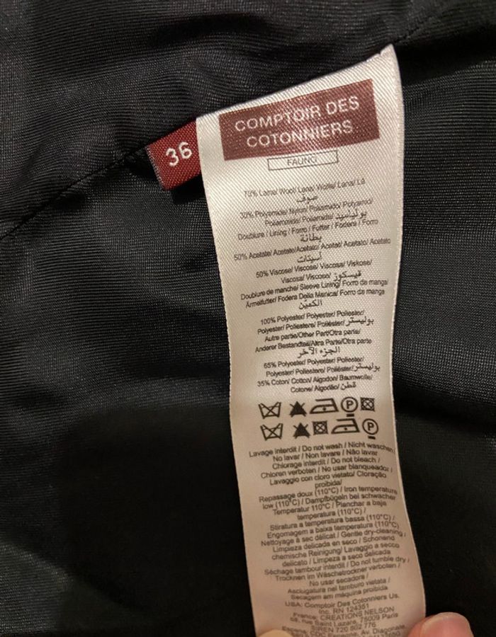 Manteau laine 36 Comptoir des Cotonniers - photo numéro 6