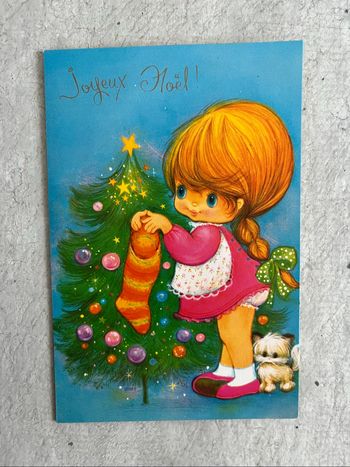 Carte joyeux Noël sapin