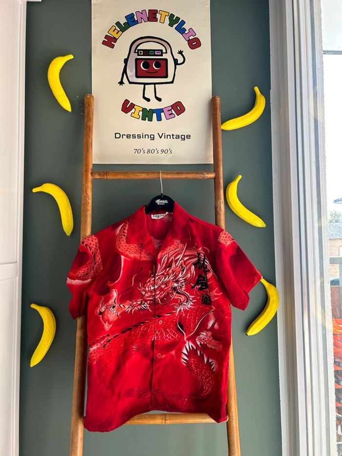 Chemise Dragon vintage 90’s woman - photo numéro 2