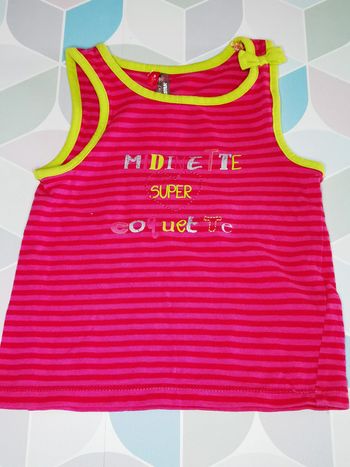 D3099 - débardeur fille 9 mois