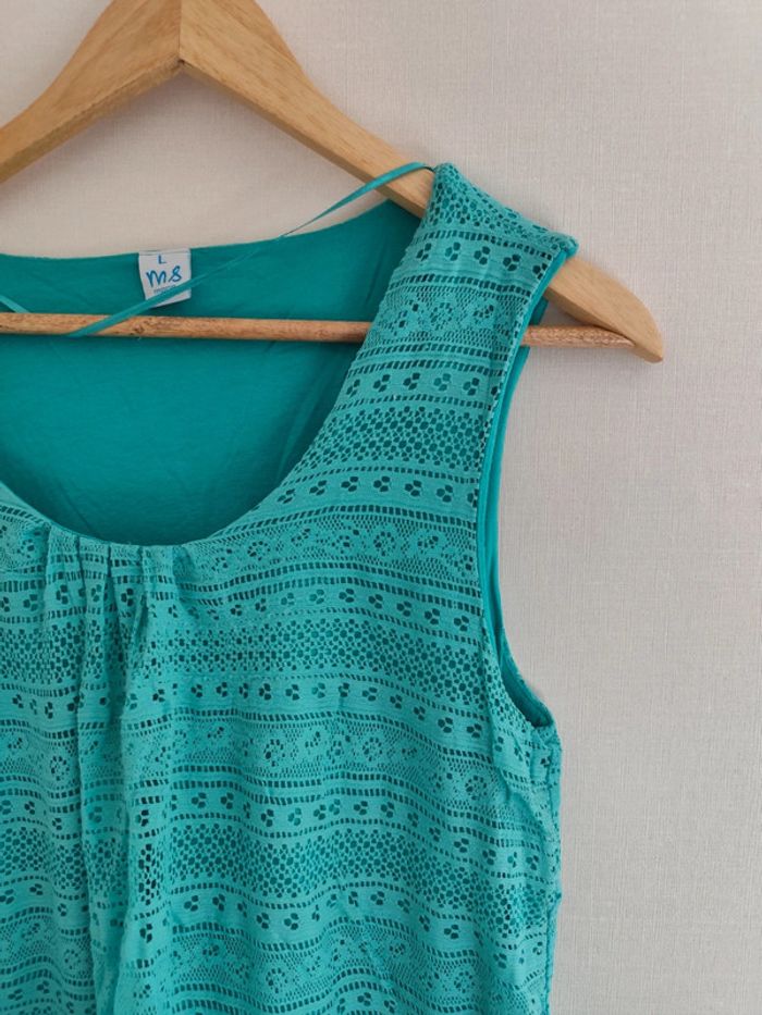 Débardeur turquoise