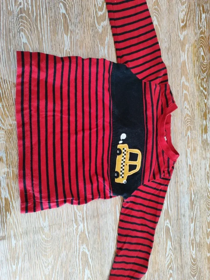 🍁 lot de 5 tee-shirts manches longues taille 18 mois 🍁 - photo numéro 7