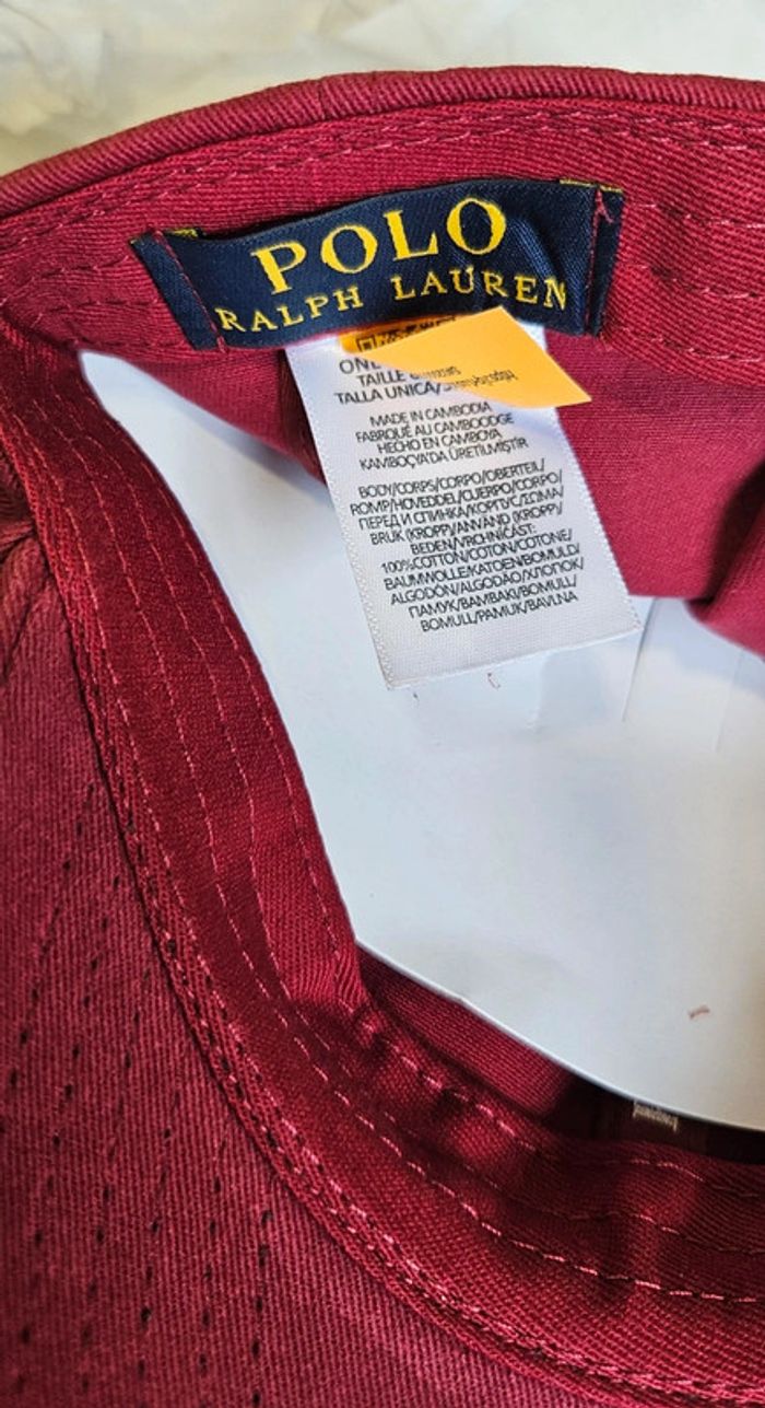 Casquette polo Ralph lauren ( coloris au choix ) - photo numéro 4