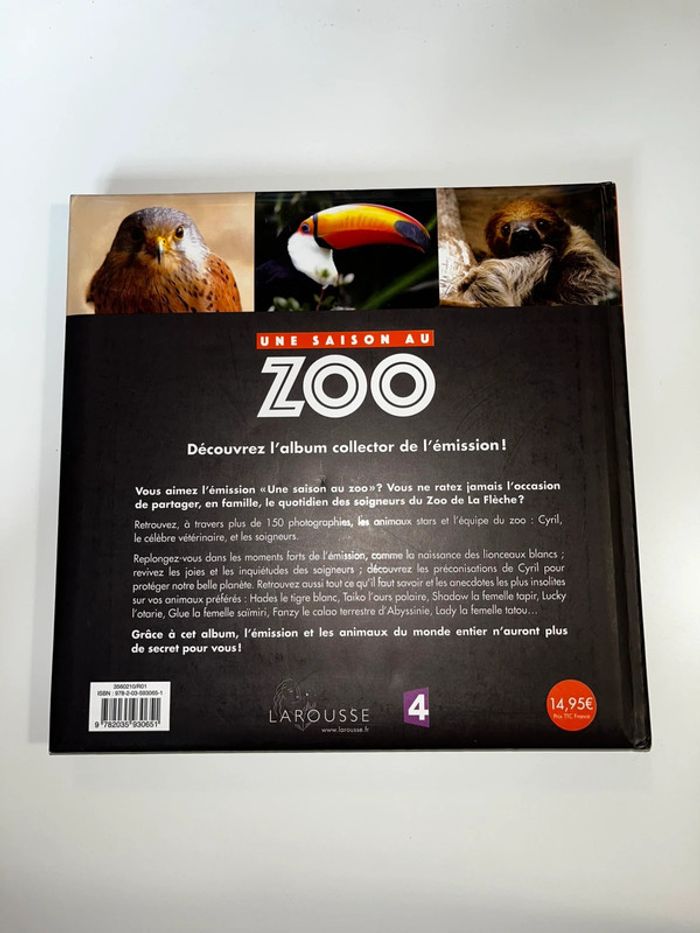Livre : Une saison au zoo, l'album de l'émission - photo numéro 2