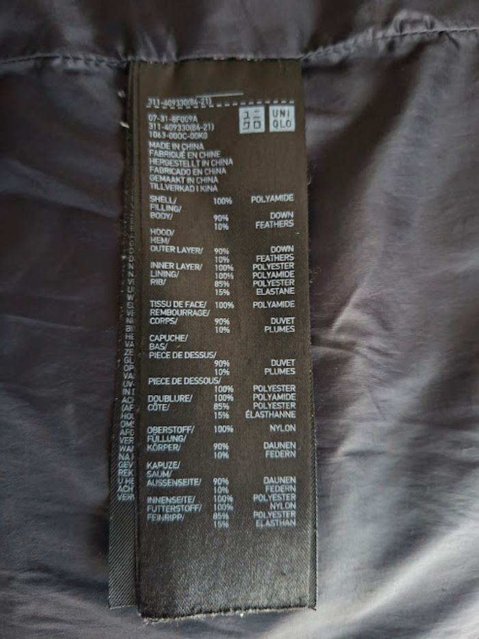 Doudoune Uniqlo - photo numéro 7