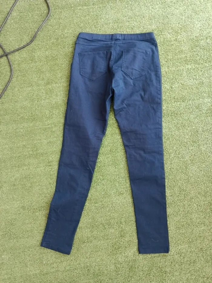 Pantalon bleu marine Fashion Prívate Company taille 40 coupe skinny - photo numéro 3