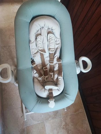 Transat up and down pliable bebea coloris vert lichen