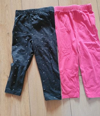 Lot de 2 leggings 2 ans tbe