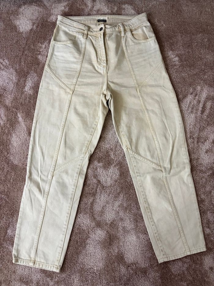 Jean beige écru taille L