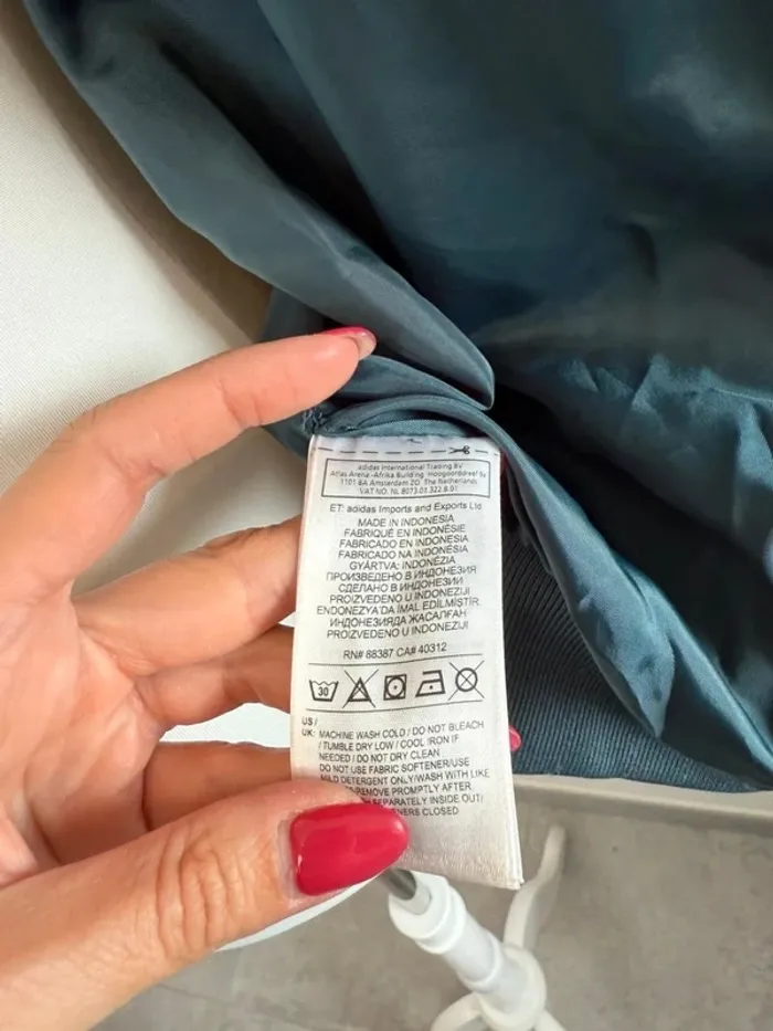 Très rare veste universaitaire type retro Adidas femme 3 stripes taille S très bon état - photo numéro 13