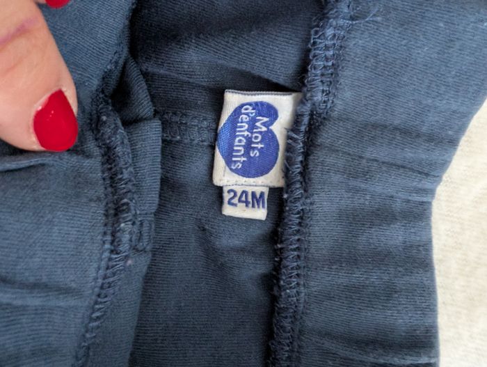 Short bleu marine - 24M - Mots d'enfants - photo numéro 2