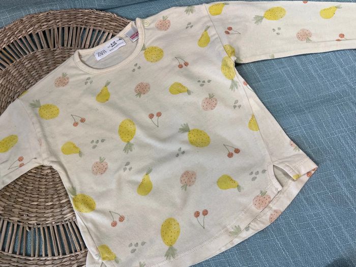 Ensemble 9-12 mois 80 cm Zara mango - photo numéro 5
