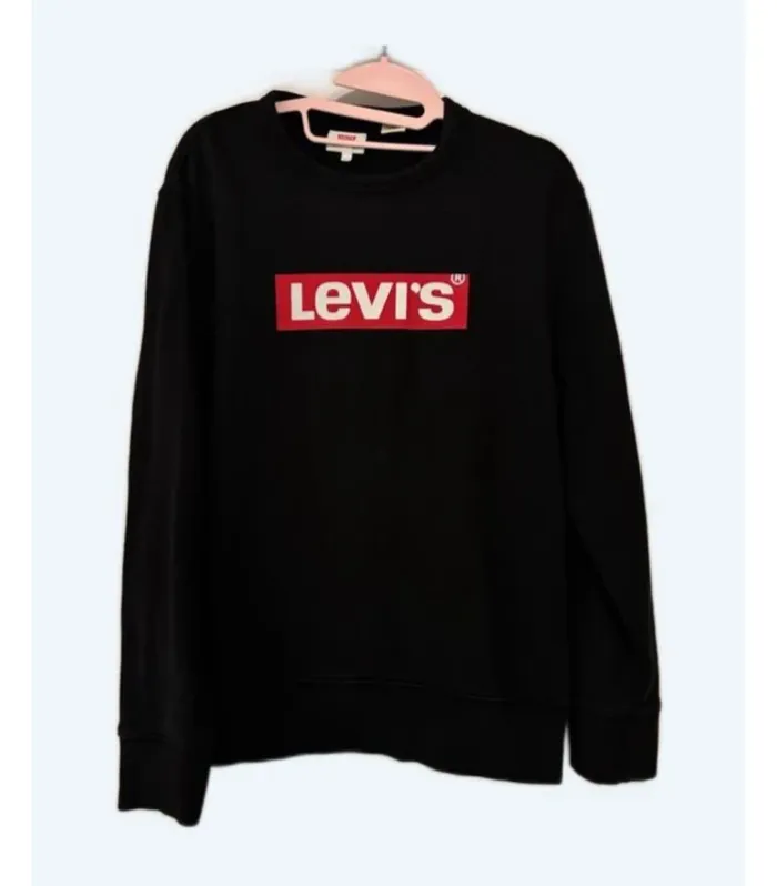 Sweat Levi’s noir logo rouge - Taille S - 36 - très bon état