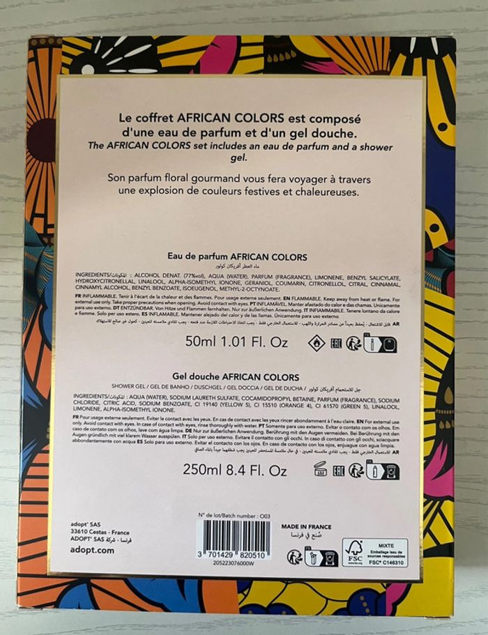 Coffret Adopt African Colors - photo numéro 3