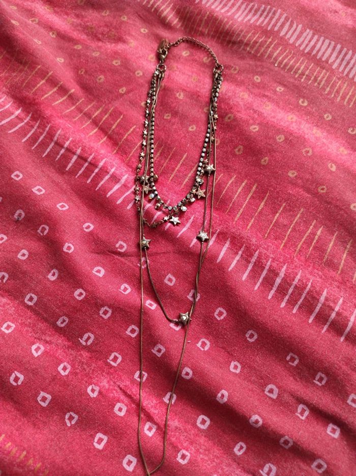 collier multi rang peu porté - photo numéro 2