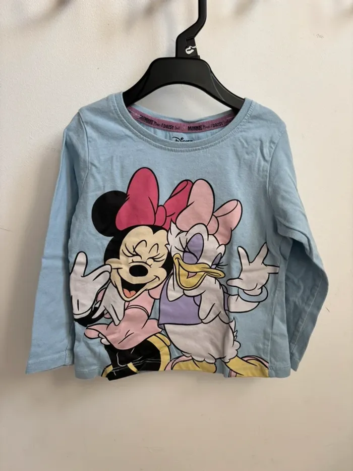 Lot pyjama 2 pièces + t-shirt supplémentaire Minnie Daisy Disney 18-24 mois - photo numéro 6