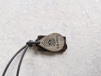 Collier inspiration plaques militaires US Army