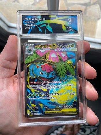Pokémon carte gradée Mega Florizarre FA CA 9