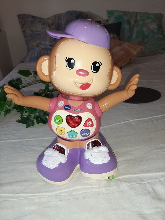Jouet interactif Titi Ouistiti rose Vtech 12mois 36mois fille