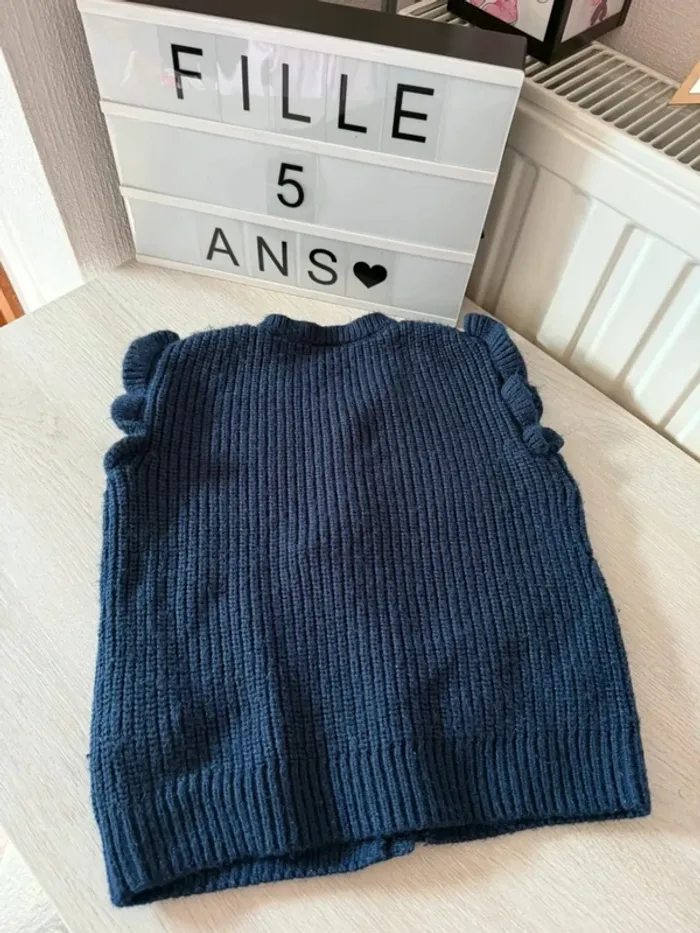 Gilet chaud sans manches TAO 5 ans Marine - photo numéro 5