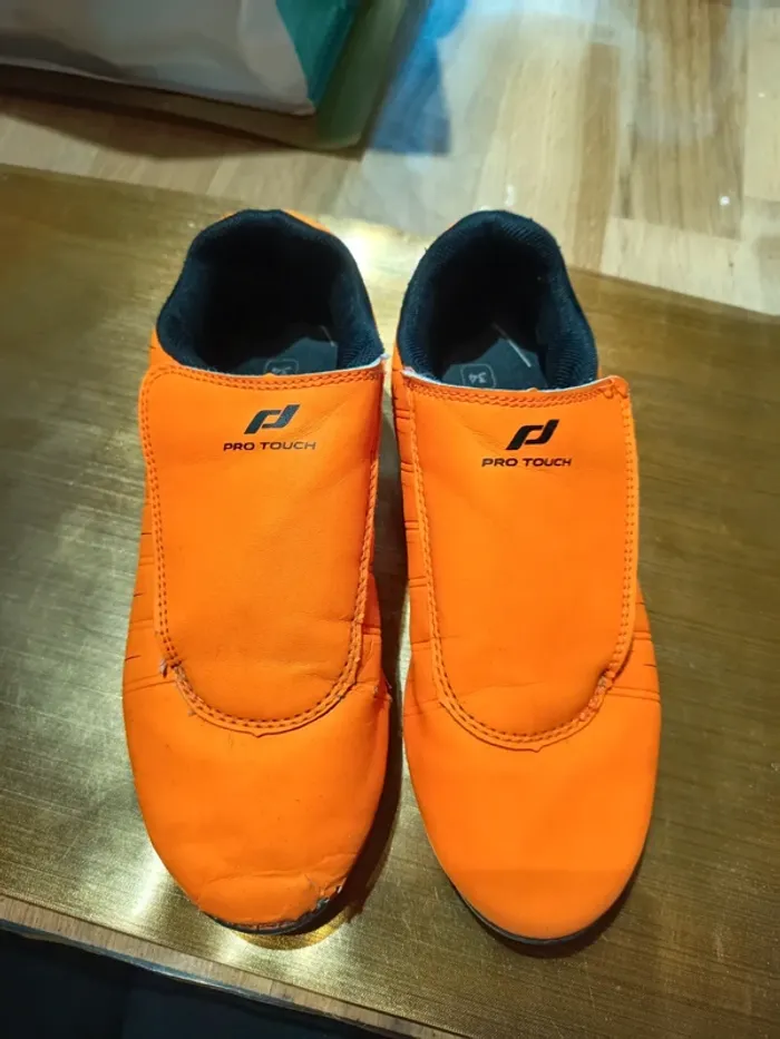 Chaussures foot pro touch 34 à scratch - photo numéro 4
