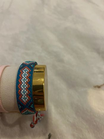 Bracelet tressé bleu