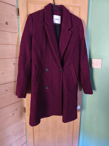 Manteau bordeaux Pimkie