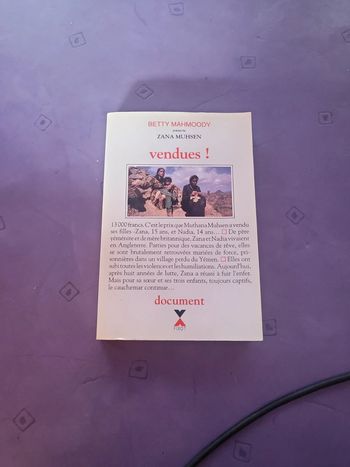 Livre Vendues betty mahmoody