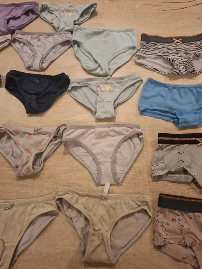 Lot de 18 culottes / boxer filles 👧 - photo numéro 3