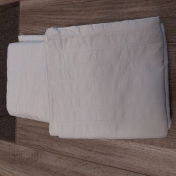 Paire taies oreiller coton