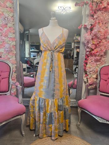 Robe longue gold & silver taille 2 38/40