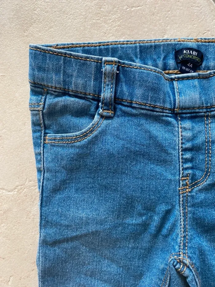 Jegging kiabi bleu - photo numéro 2