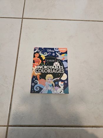 Livre incroyables coloriages Neuf cont1