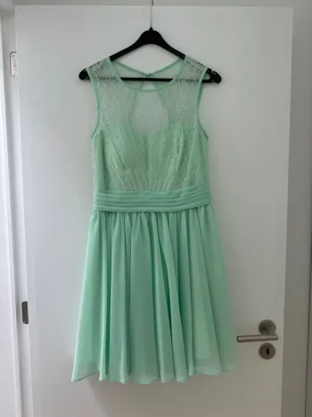Robe vert d eau cocktail