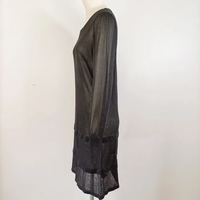 Robe maille transparente noire Gérard Darel - taille 2(M) - A658 - photo numéro 5