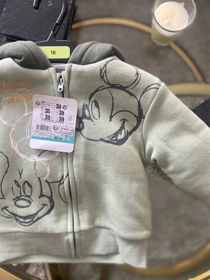 Veste gilet fourrés polaire bébé garçon taille 18 mois Disney - photo numéro 2