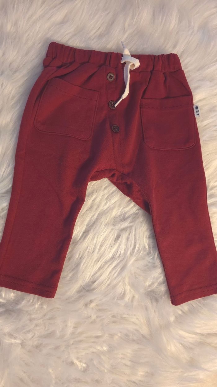 (Neufs non portés) 😍🥰💙superbe  ensemble teeshirt et pantalon 9mois garçon 💙🥰😍 - photo numéro 7