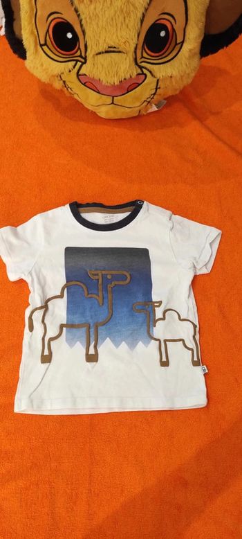 Tee-shirt manches courtes Obaïbi 18 mois 80 cm