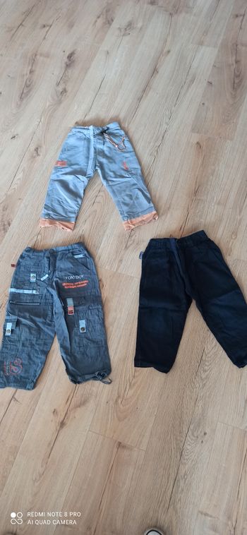 3 pantalons 3 ans