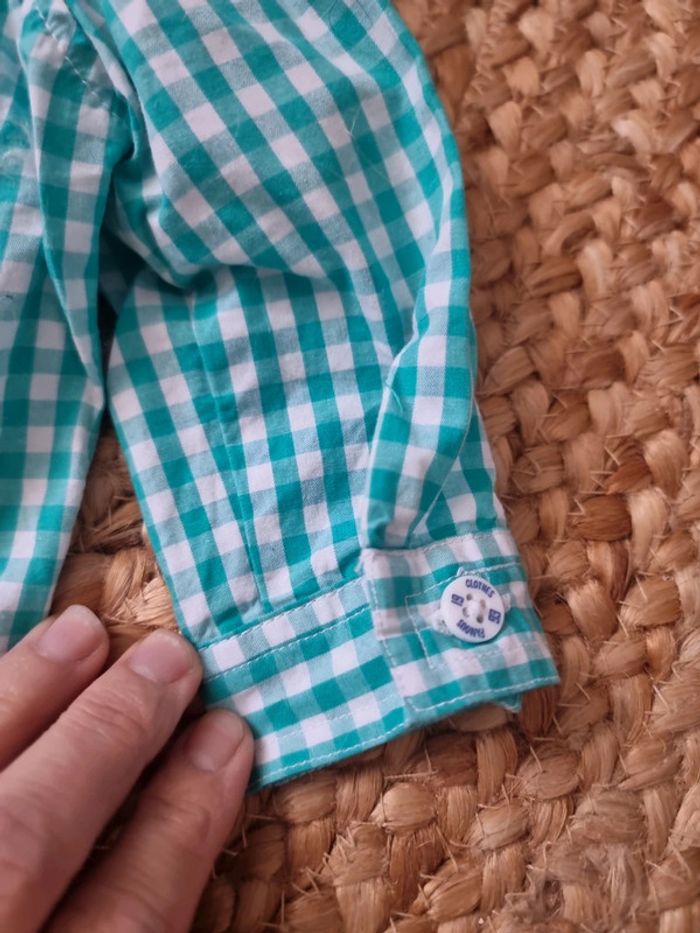 Chemise a carreaux tape a l'œil 6 mois - photo numéro 5
