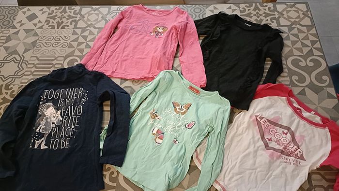 Lot manches longues 8 ans