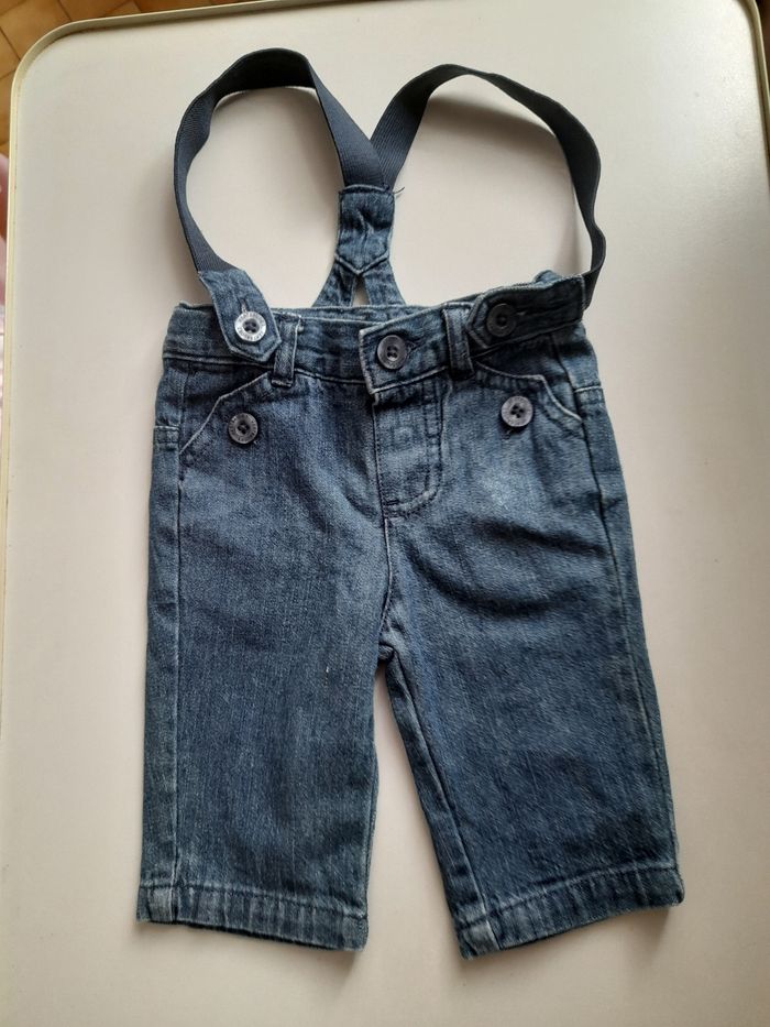 Salopette jeans garcon