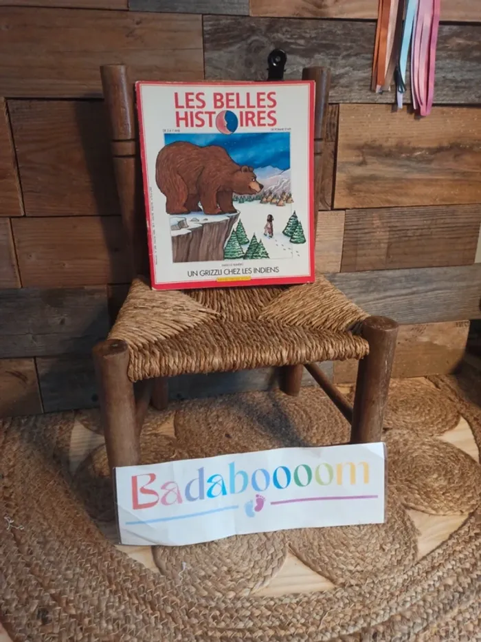 Livre revue Les belles histoires Un grizzly chez les Indiens tbe