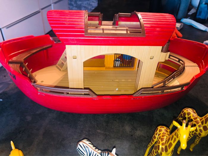 Arche de Noé Playmobil très bon état 4 paires d’animaux et pont inclus - photo numéro 4