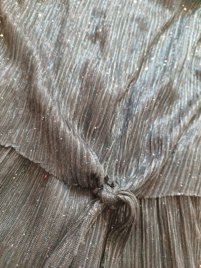 Combishort fille noir à paillettes 4 ans - photo numéro 3